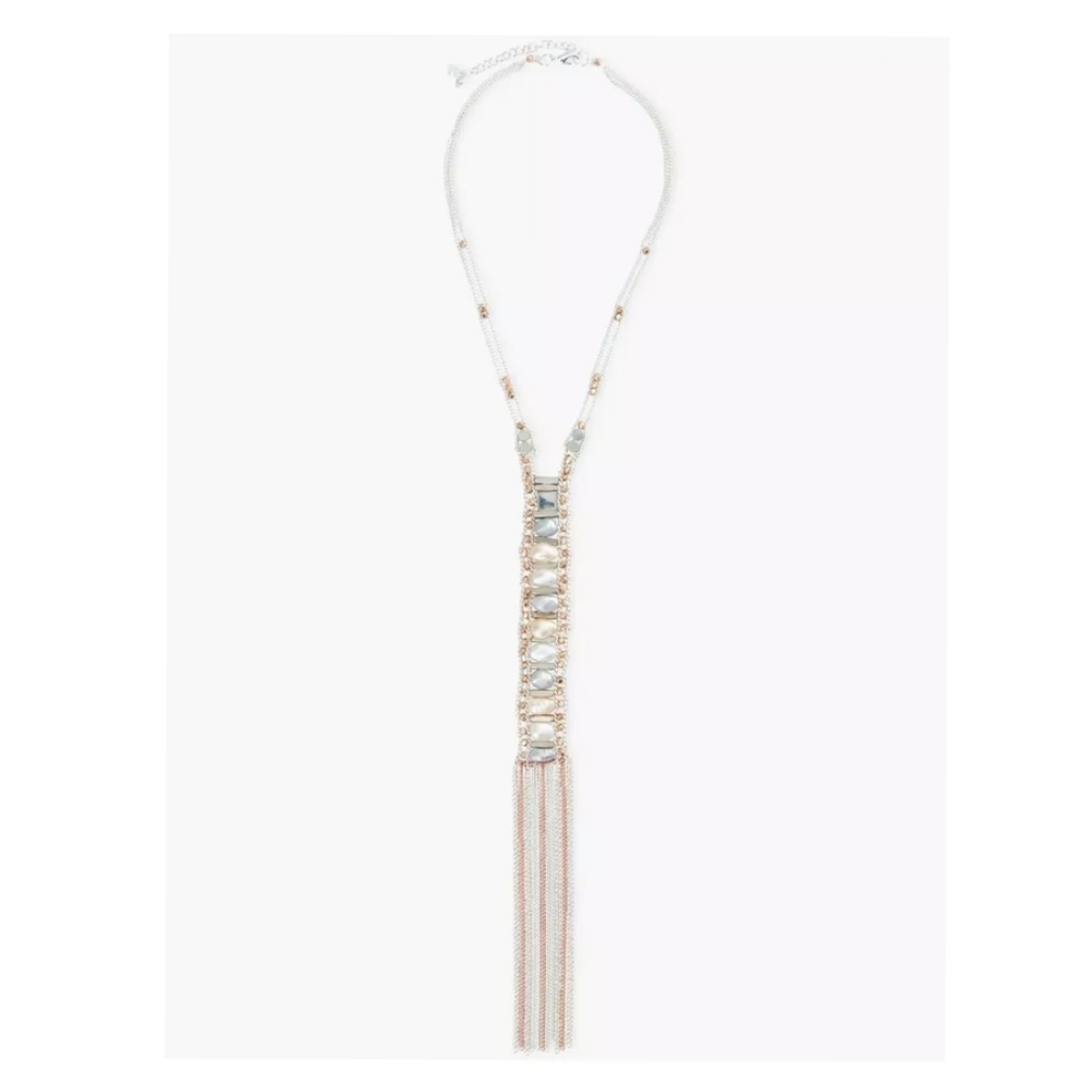 Lucky Brand Long Single pearl Necklace